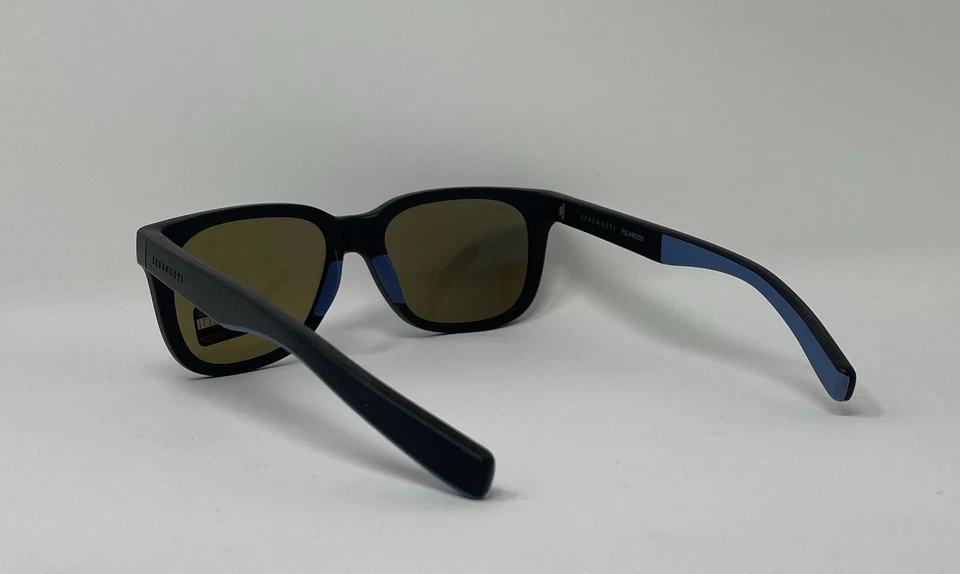 Gafas de sol Serengeti Egeo 8679 negras mate con azules. Controladores polarizados 55-17 Foto 3 de 3