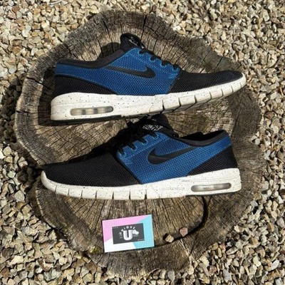 Rare Nike Air Max SB Stefan Janoski Black Navy Blue Mesh UK10 EU45 CM29 US11