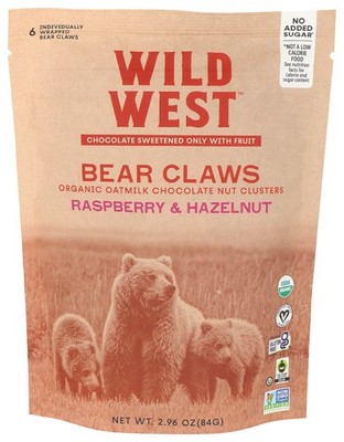 Wild West Nuts Raspberry Hazelnut Bar Claw 2.96 oz (Pack of 6)
