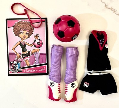 Monster High Scream Uniform Card Ball Clawdeen Wolf Mattel 2010