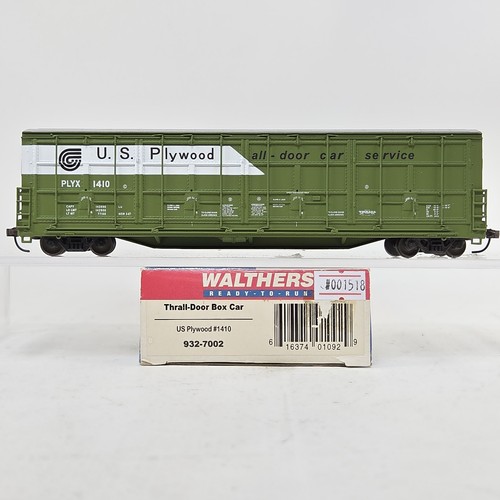 Carro de carga Walthers listo para funcionar escala HO PLYX #1410 EE. UU. madera contrachapada Thrall Door | Zustand: New