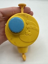 Vintage Fisher Price Musical Mobile Yellow Sunshine Moon Works