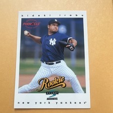 Pinnacle 1997 Score Hideki Irabu Rookie Card #551 New York Yankees. rookie card picture
