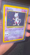 Pokémon Mewtwo TCG Base Set 2 Holo Card 10/130 Unlimited Holo Rare