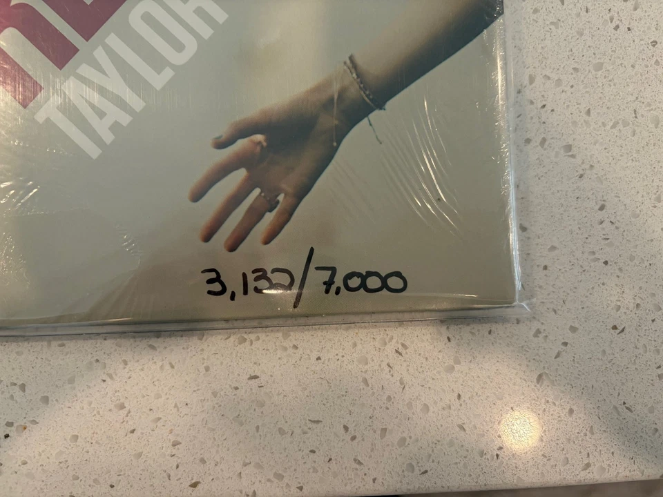 Taylor Swift Red RSD Exclusive Numbered /7000 Limited Clear Vinyl w/HYPE sticker - Image 2 of 4