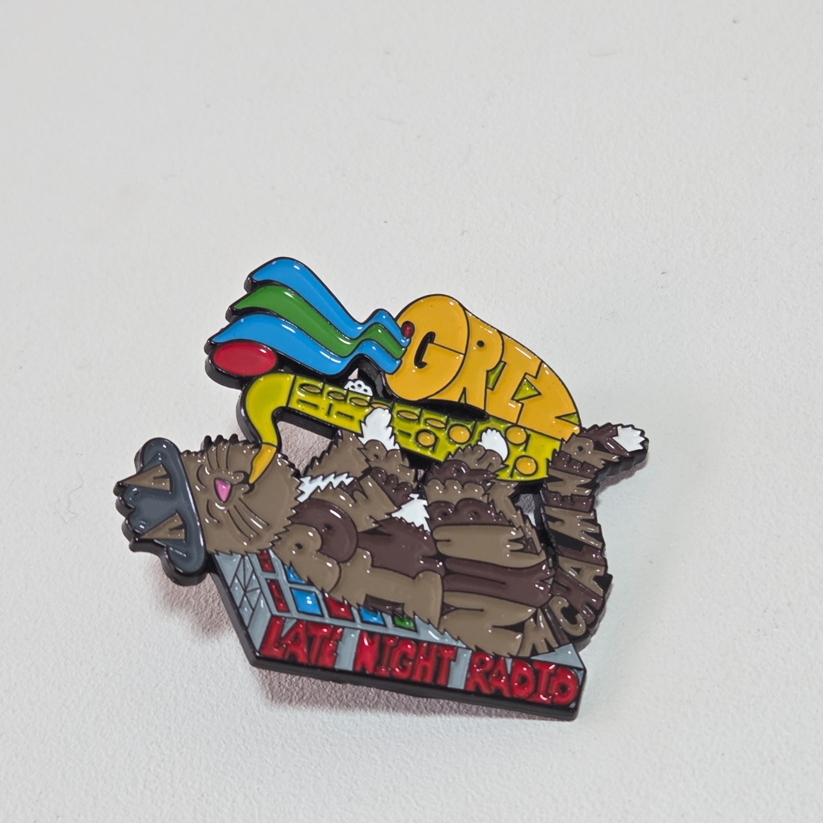 GRIZ, Late Night Radio, Michal Menert Power In Numbers Tour Hat Pin