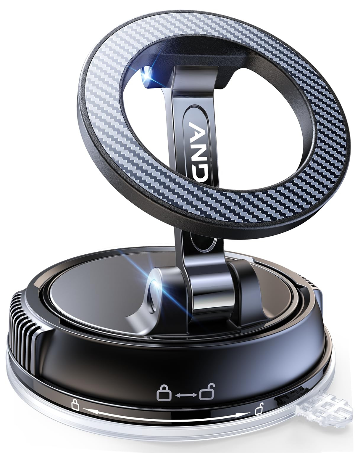 Magsafe Car Phone Holder with 78+ LBS Suction & 2400gf Magnet