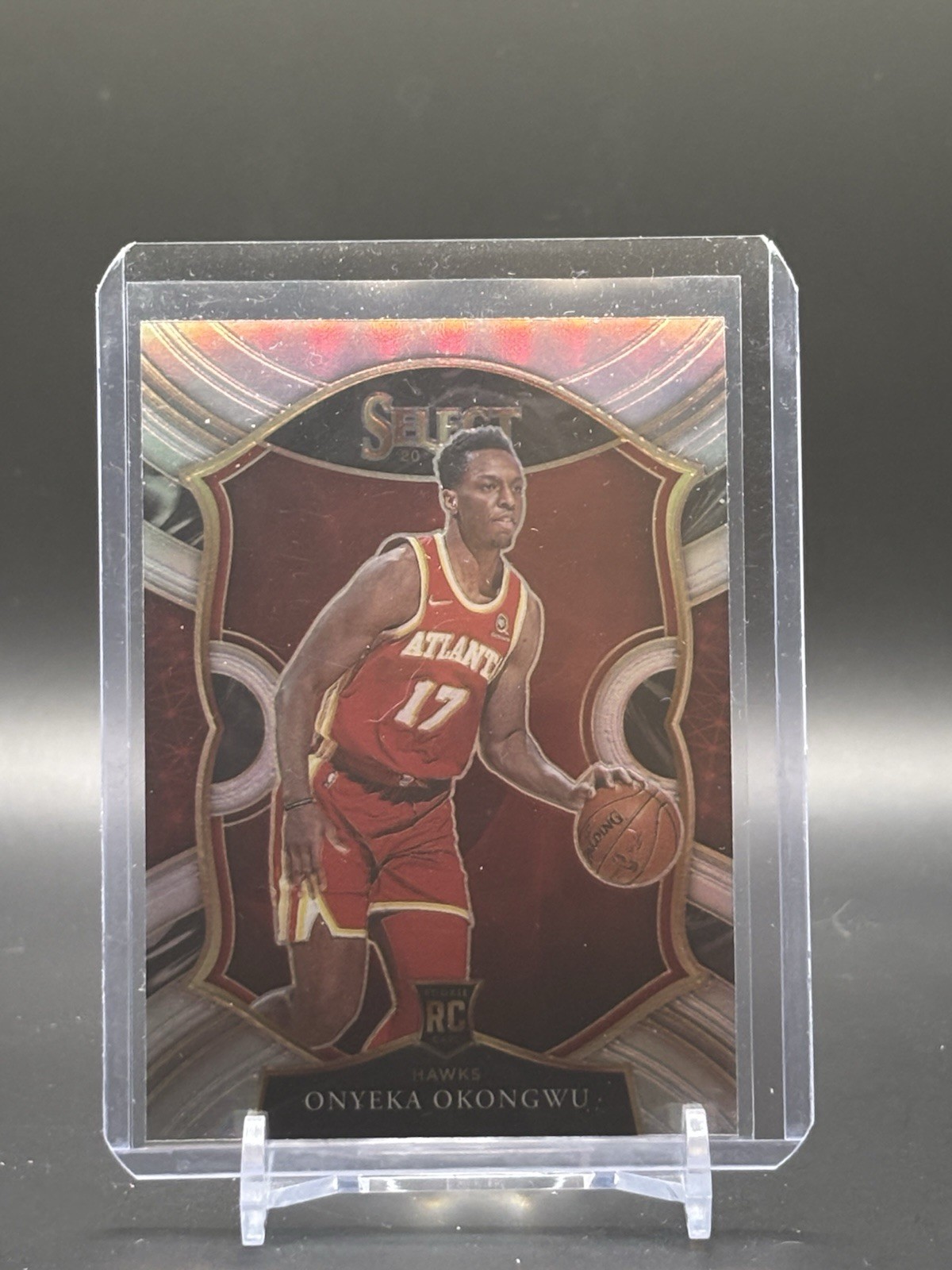 Onyeka Okongwu Silver Prizm Rookie RC 2020-21 SELECT Basketball Card #66 Hawks