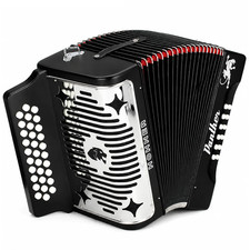 Hohner Panther Accordion F/Bb/Eb Keys FA Black