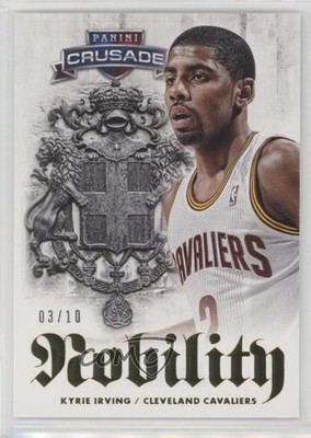 2013-14 Panini Crusade Nobility Gold 3/10 Kyrie Irving #26 3d3