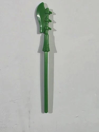 Vintage 1986 Scareglow Green Halberd Weapon MOTU Masters of the Universe He-Man