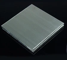 US Stock 2pcs 0.8mm ±10% x 5" x 5" 304 Stainless Steel Fine Polished Plate Sheet