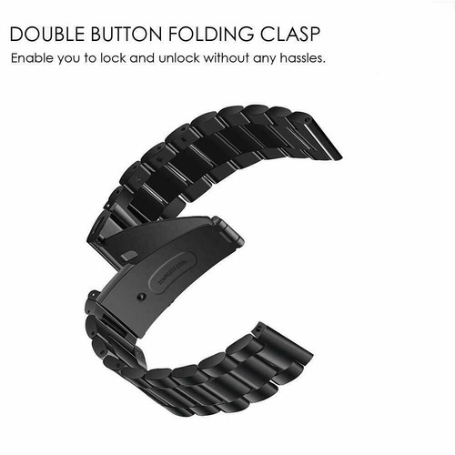 For Garmin Venu 3S Stainless Steel Metal Watch Band Strap Wristbands 18mm - Picture 4 of 20