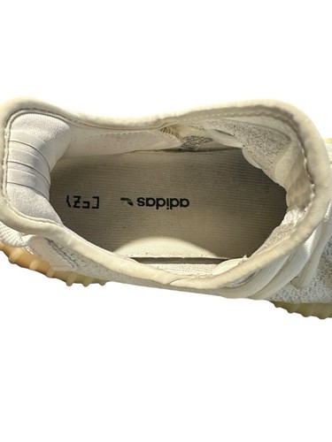 Adidas Size 9 Men’s Yeezy Boost 350 V2 Low Cream White / Triple White GUC S134-1 - Picture 9 of 16