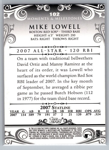 2008 Topps Moments and Milestones You Pick NrMT - Picture 41 of 89