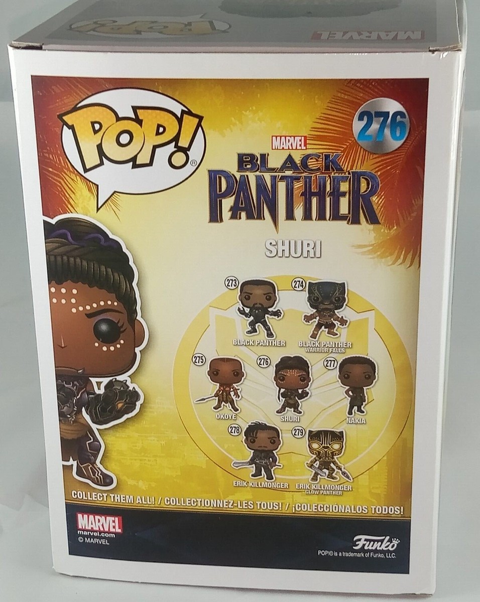 Funko MARVEL ブラックパンサー SHURI ボブルヘッド 276 Funko Pop! Black Panther Shuri Marvel 276 The Infinity Saga