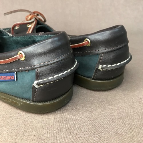 Sebago Docksides Moccasin Boat Deck Loafer Shoes Nubuck Leather UK Size 5.5 - Picture 12 of 20