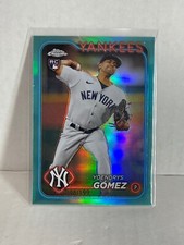 2024 Topps Chrome Yoendrys Gomez ROOKIE Aqua Lava Refractor /199 RC Yankees