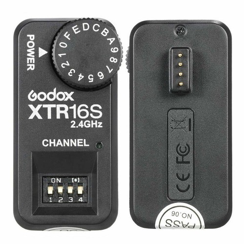 Ricevitore flash trigger wireless 2,4 GHz trigger flash remoto per Godox - Foto 1 di 5