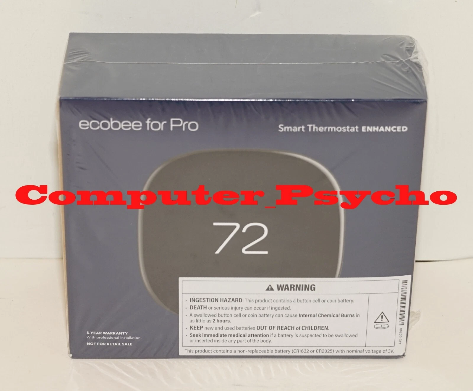 ECOBEE FOR PRO SMART THERMOSTAT ENHANCED VOICE CONTROL EB-STATE6LP NEW