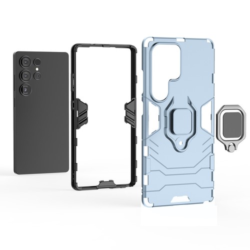 Handyhülle für Samsung Galaxy S25 Ultra Ring Hülle Outdoor Cover Bumper Türkis - Bild 6 von 8