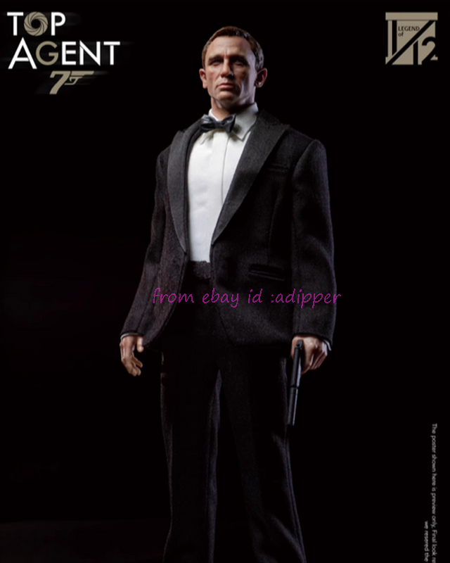 MUFF TOYS MF06 ジェームズ・ボンド 007 1/12フィギュアDX Muff Toys Mf06 1/12 Top Agent 007 James Action Figure Deluxe