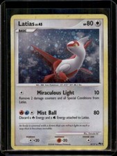 Latias Holo 3/17 Pop Series 7 - Vintage Pokemon Karte - Heavy Play