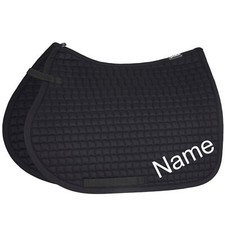 Schabracke bestickt personalisiert ESKADRON black Cotton VS-Schabracke