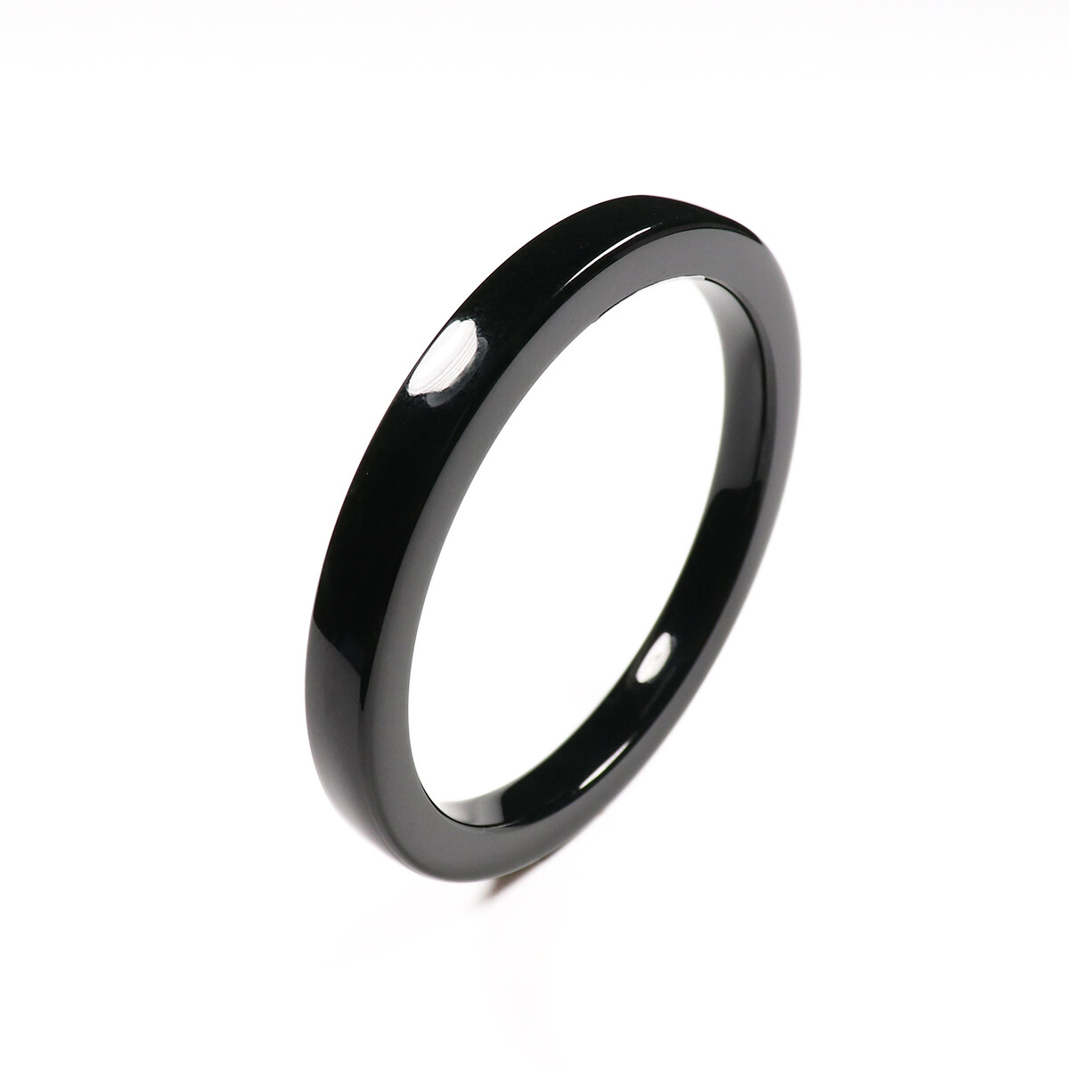 63mm Certified 100% Natural Black Green Jade Bangle Bracelet