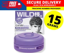 Mandom GATSBY Moving Rubber Hair Styling Wax WILD SHAKE 15g