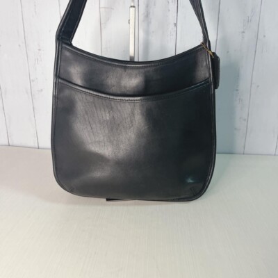 Extremely Rare Made In USA Old Coach 9047 Shoulder Bag Black