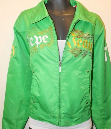Original Pepe Jeans Damas Verde Primavera/De Lluvia Impermeable Chaqueta  Talla XL Gráfico | eBay