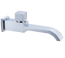 Brass Faucet Spout Filler Chrome Bathtub Shower Bath Tub Spout With switch