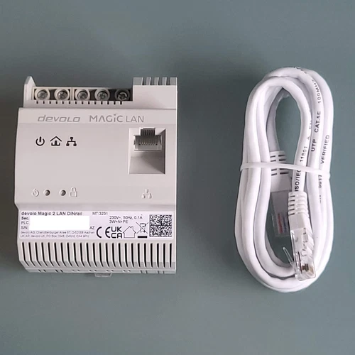 ⭐NEUWERTIG + OVP⭐ Devolo Magic 2 LAN DINrail Adapter 8528 G.hn Upgrade 2400 mbps