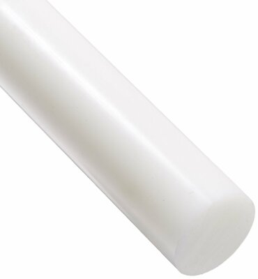 Rundstab aus Polyethylen hoher Dichte HDPE 80 mm / 100 mm - weißer Knüppel