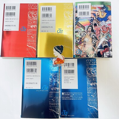 ONE PIECE Official Character Book 5 books set Eiichiro Oda From