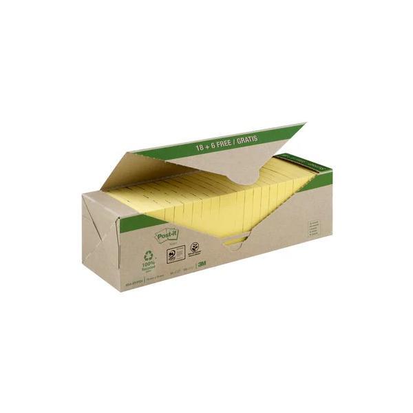 3M Post-it pouch autoadesiva Quadrato Giallo 100 fogli