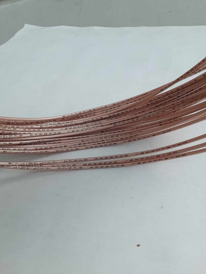 RG-179 RG179 75 Ohm Cavo Coassiale In Teflon Nexans/Filotex *5 Metri - Foto 4