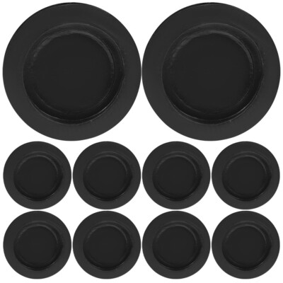  10 Pcs Runde Gummi -Steckerbodenabdeckung Baby Ersatzstecker Für Sparschwein