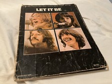 The Beatles - LET IT BE Original Motion Picture Score -Piano  Guitar-Songbook