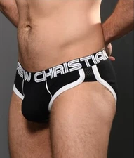New Men's Andrew Christian Slow Fashion Brief w/Show-It Contoured Pouch - Gay