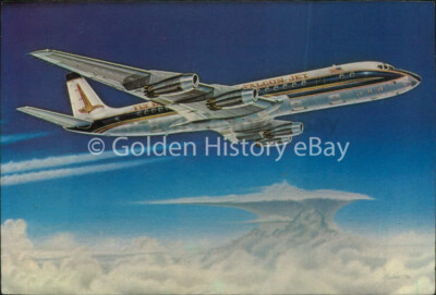 EASTERN AIRLINES DOUGLAS DC8 FLUGZEUG AIRLINES POSTKARTE PLANE