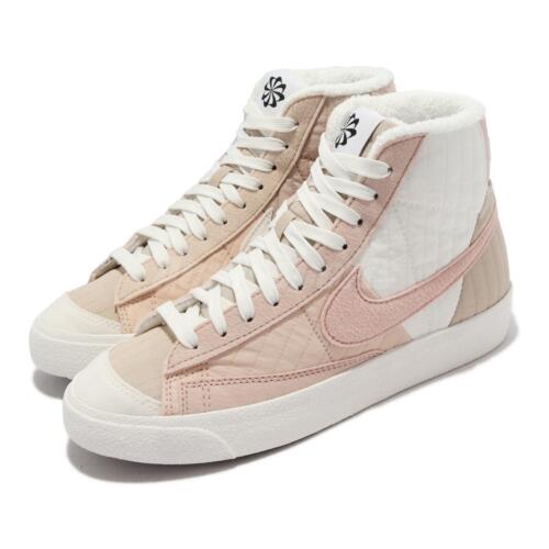 Nike Wmns Blazer Mid 77 LX NN Toasty Pink White Women Casual Shoes DO7445-261 - Picture 1 of 8