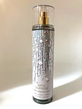 Bath & Body Works Satin Slippers Fine Fragrance Mist Spray Splash  8 oz.