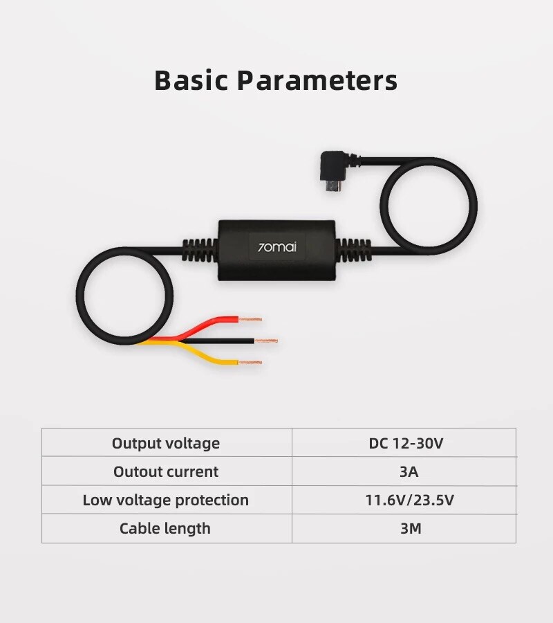 (新品)70mai Dash Cam Omni 32GB+Hardwireキット Amazon.com: 70mai 4G Hardwire Kit UP05, 4G Support, Type-C