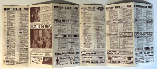 AMARILLO TEXAS TV TUNER 1965 GUIDE CONNIE STEVENS GUNSMOKE LENA HORNE LUCY BALL - Picture 2 of 3
