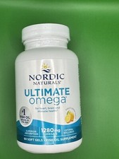 Nordic Naturals Ultimate Omega - 1280mg Omega-3 Fish Oil 120 Soft Gels  