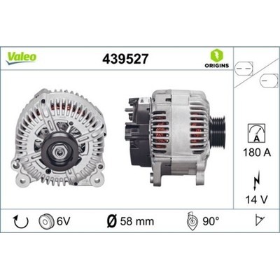 Generator Valeo 439527 Valeo Origins New Oe Technologie für Audi VW
