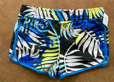 New Ideology Baby Toddler Tropical Leaf Print Short, Multicolor, Size 5