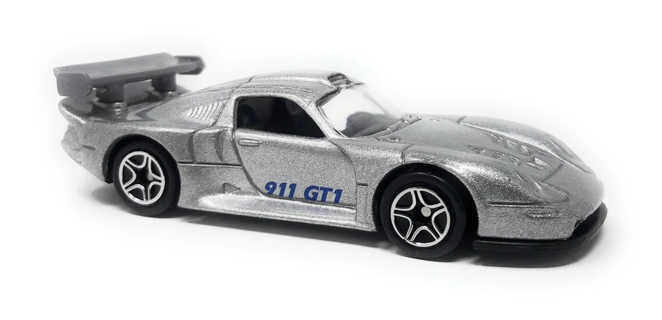 火柴盒 MBX Superfast 1999 年 16 号保时捷 911 GT1 银 德国发行 未开箱 — 第 2/3 张图片